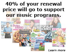 Parents help the music department earn money